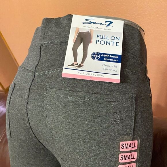 Seven7 Ponte Knit Leggings in Charcoal Gray Small NWT - Picture 12 of 12